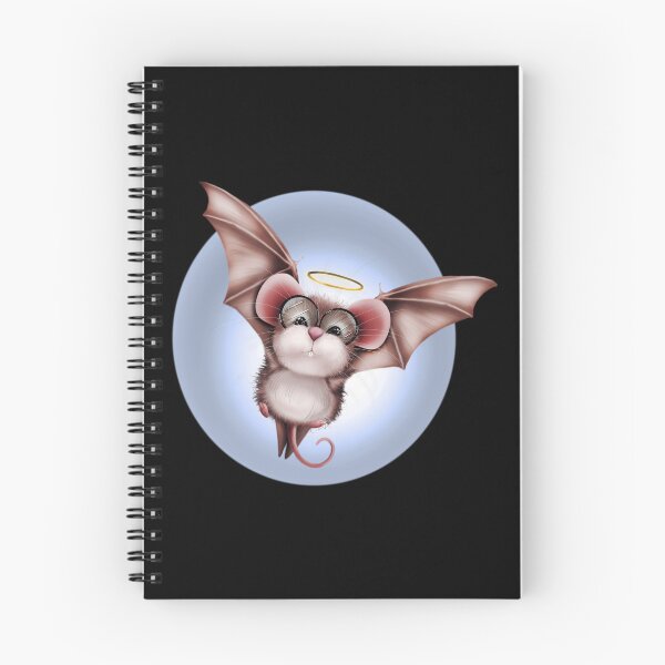Item preview, Moon mouse angel bat with glasses designed and sold by iduzarts.