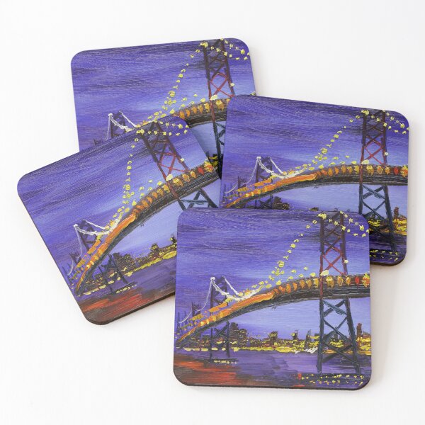 Item preview, Golden Gate Bridge Oil Painting Print designed and sold by NatalyMak.