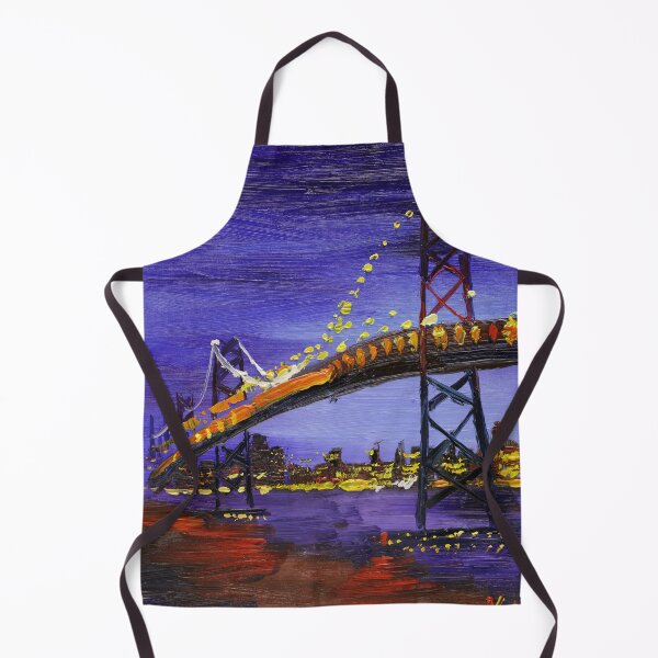 Item preview, Golden Gate Bridge Oil Painting Print designed and sold by NatalyMak.