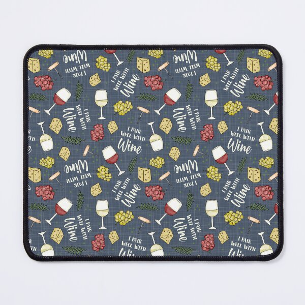 Item preview, I Pair Well With Wine designed and sold by KrisInStitches.