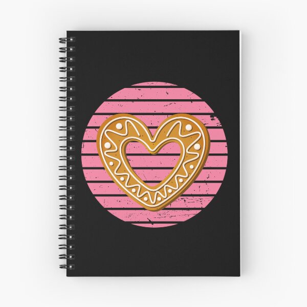 Item preview, Gingerbread Cookie Heart Shape on Pink Retro Background designed and sold by Kubala.