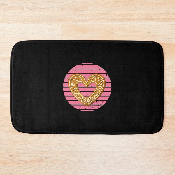 Item preview, Gingerbread Cookie Heart Shape on Pink Retro Background designed and sold by Kubala.