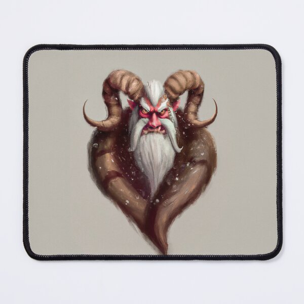 Item preview, Krampus with curly horns designed and sold by Jasson.