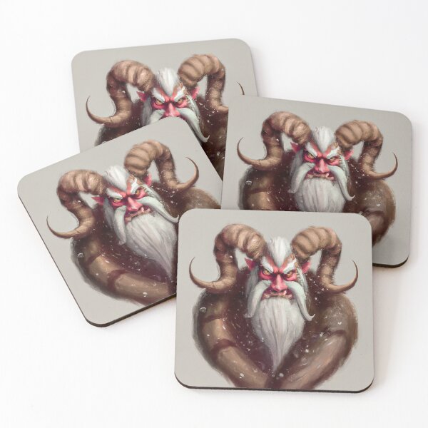 Item preview, Krampus with curly horns designed and sold by Jasson.