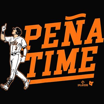 Jeremy Peña Time Art Print, Houston - MLBPI - BreakingT