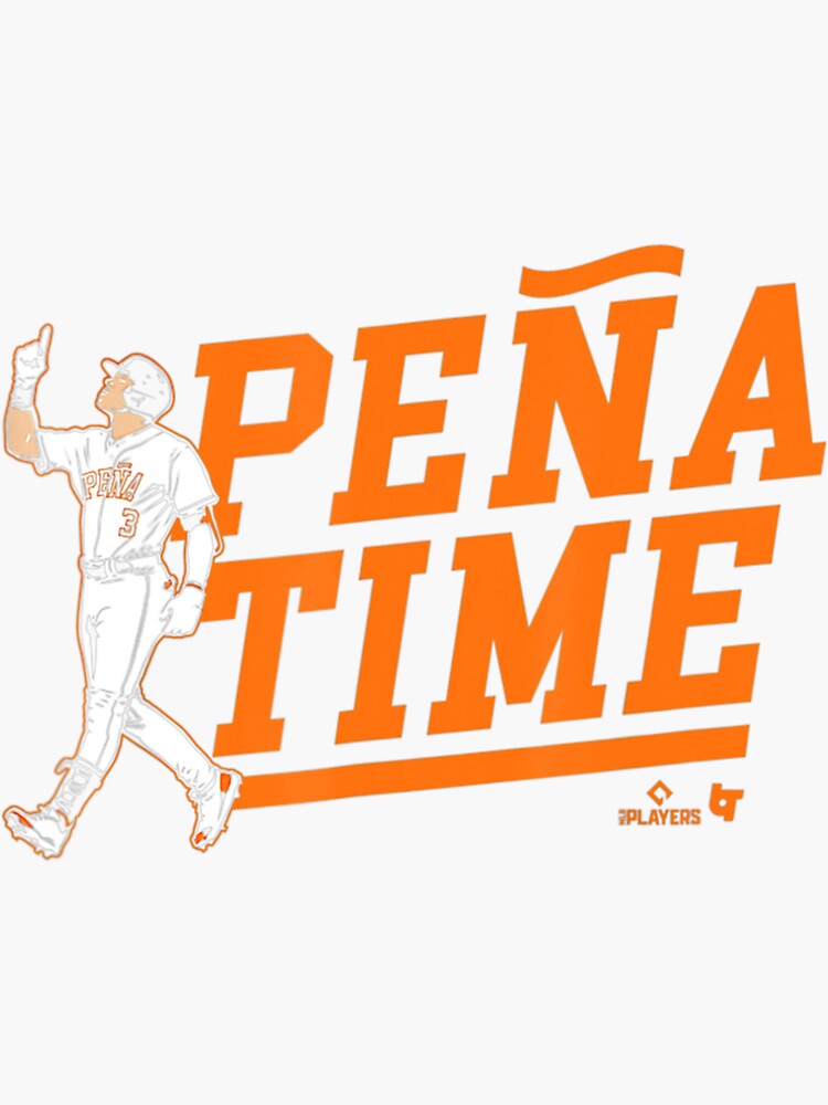 Jeremy Pena Houston Astros Homerun Baseball Glossy Sticker 