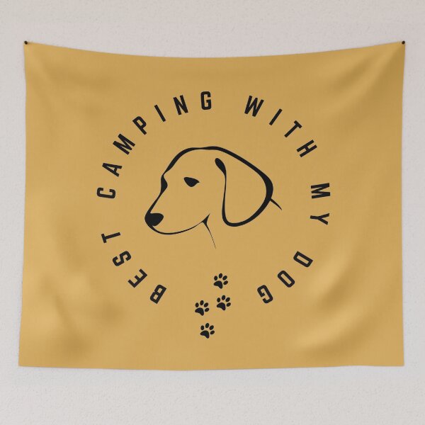 Item preview, Best Camping With My Dog designed and sold by GasconyPassion.