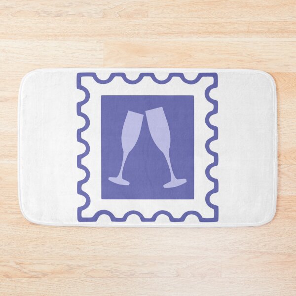 Item preview, Wine Glasses Post Stamp designed and sold by TasimaDesign.