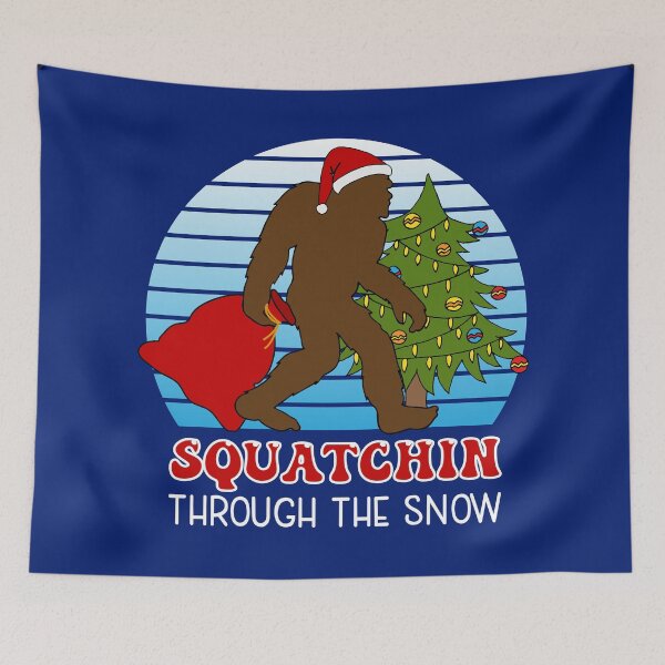 Item preview, Funny Christmas Santa Bigfoot designed and sold by HotHibiscus.