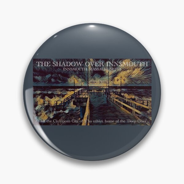 Artikelvorschau, Der Schatten über Innsmouth – Innsmouth Pier – Besuchen Sie die Zyklopenstadt Y'ha-nthlei, Heimat der Tiefen Wesen – spcreationsco22 entworfen und verkauft von SpCreationsCo22.