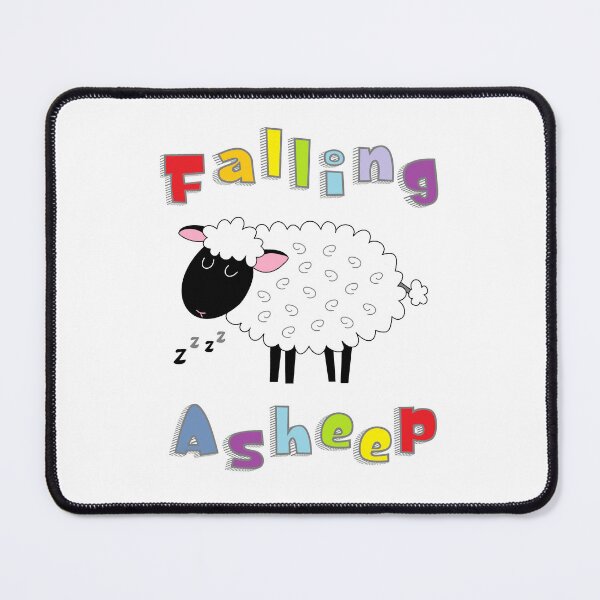 Item preview, Falling Asheep - Multicoloured Lettering designed and sold by Kim Arnott.