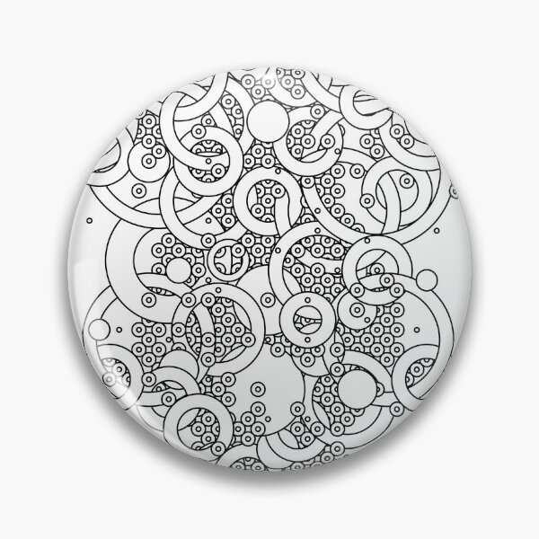 Item preview, Abstract geometric black and white vector pattern, tattoo design designed and sold by Familyshmot.