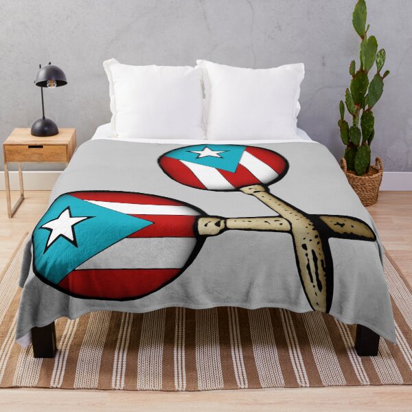 Item preview, Puerto Rican Flag Traditional Instrument Maracas designed and sold by SoLunAgua ..