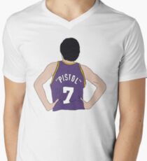 "Pistol" Pete Maravich Men's V-Neck T-Shirt