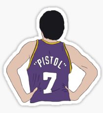 "Pistol" Pete Maravich Sticker
