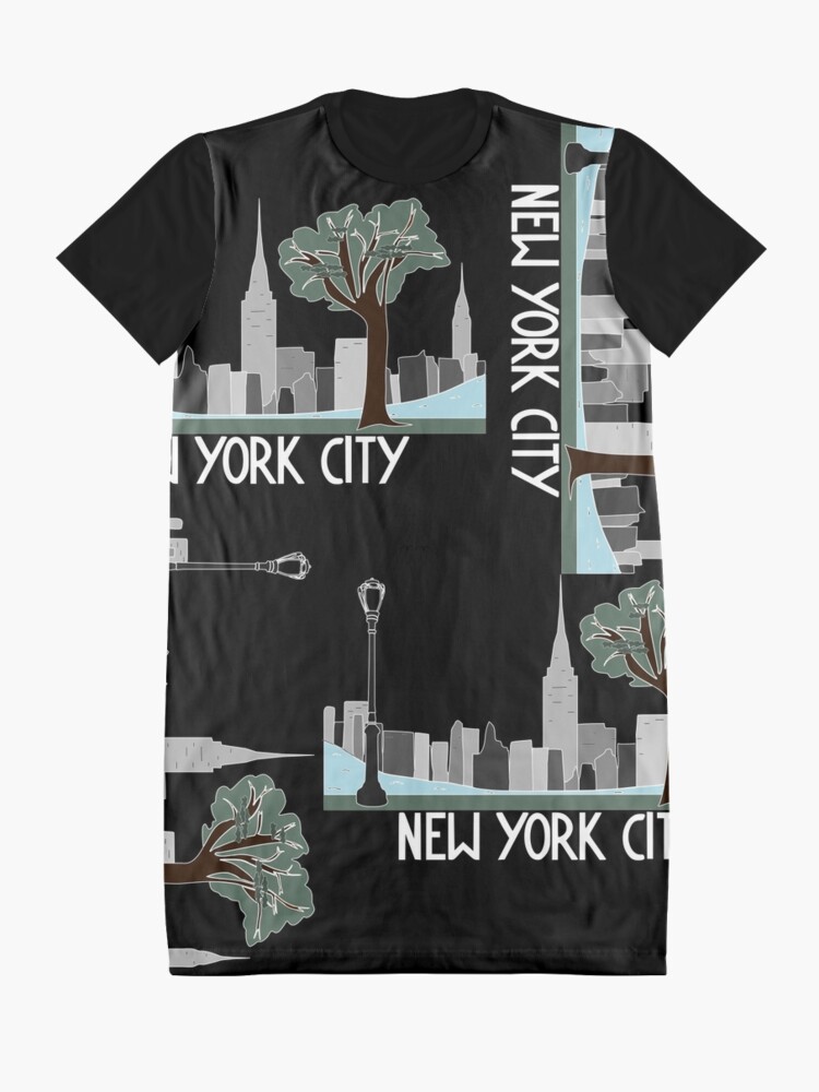 new york city logo merch Graphic T-Shirt Dress for Sale by