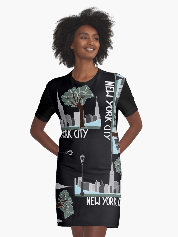 New York, NY New York City Graphic T-Shirt Dress | Redbubble