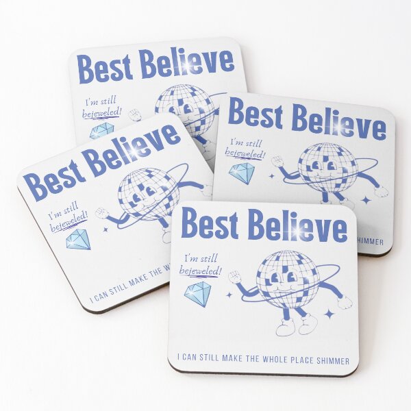Item preview, best believe, i'm still bejeweled - gorgeous retro design designed and sold by cottagecorococo.