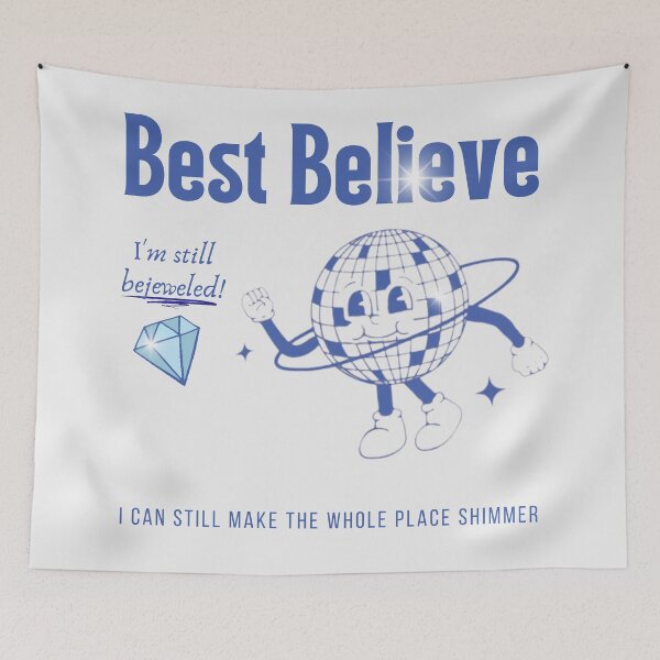 Item preview, best believe, i'm still bejeweled - gorgeous retro design designed and sold by cottagecorococo.