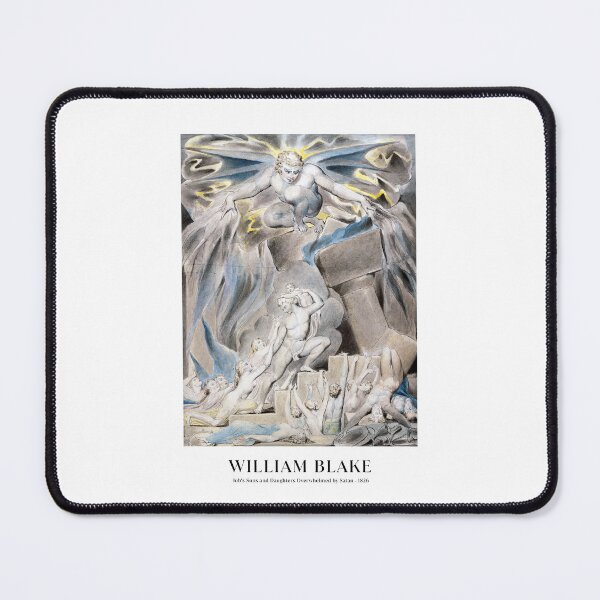 Item preview, William Blake - Job's Sons and Daughters Overwhelmed by Satan designed and sold by MurellosArt.