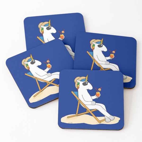 Item preview, beach unicorn designed and sold by LaDaDi.
