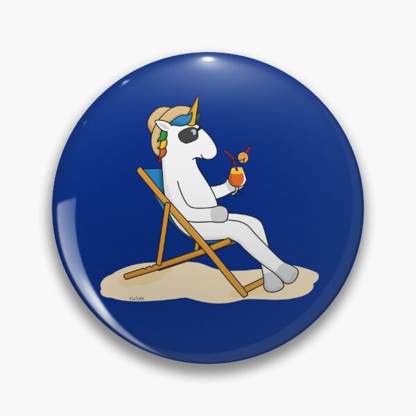 Item preview, beach unicorn designed and sold by LaDaDi.
