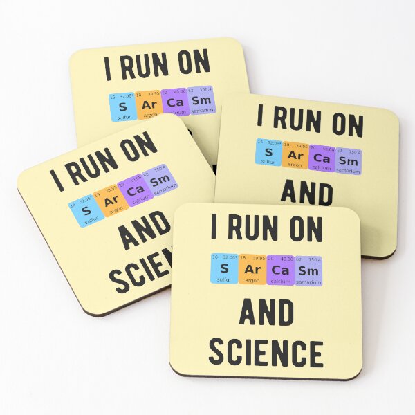 Item preview, I Run On Sarcasm And Science II designed and sold by Lemon Pepper.