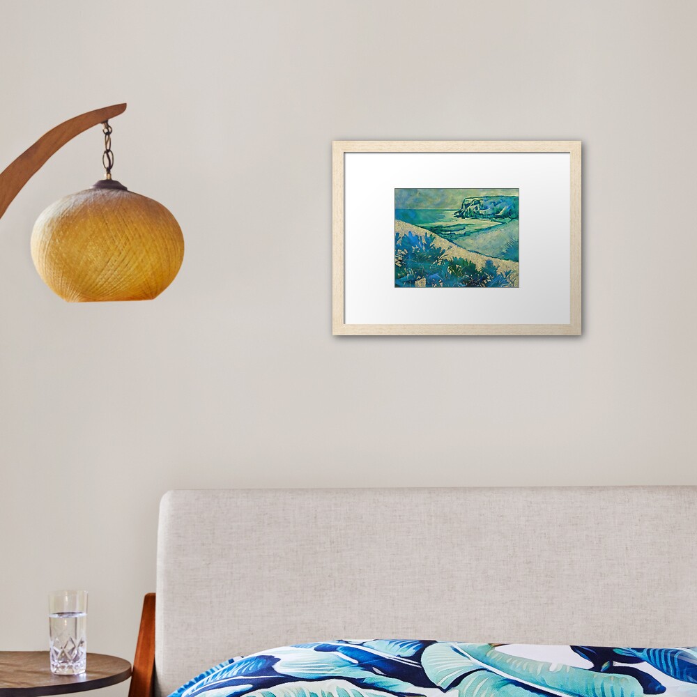 Headland at Boulder's Beach Framed Art Print