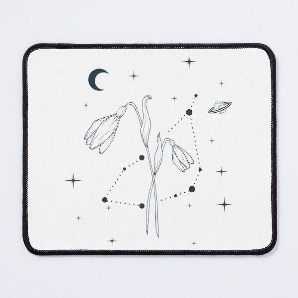 Item preview, January Snow Drop Birth Flower Constellations designed and sold by OmniRoseArt.