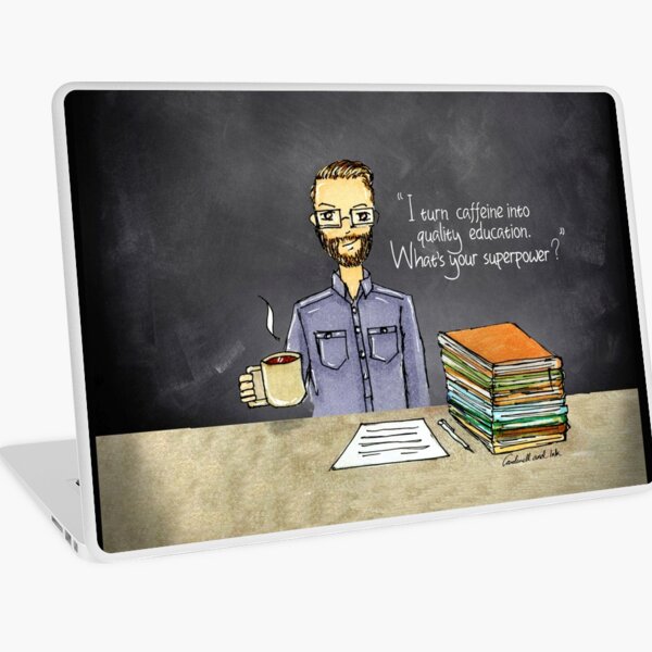 Teacher coffee 21 Laptop Skin