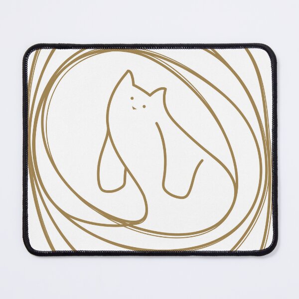 Item preview, Cute cat trapped in it's own thoughts designed and sold by Wiggly Lines.