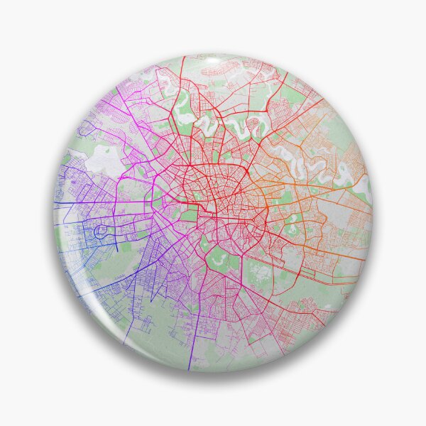 Item preview, Bucharest City Map of Romania - Colorful designed and sold by deMAP.