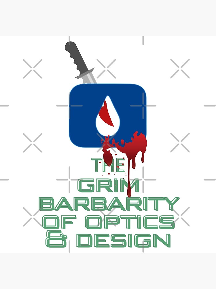 "lumon industries the grim barbarity of optics and design" Poster for