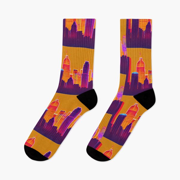 Item preview, Kansas City Neon Vaporwave  designed and sold by ComicsFactory.