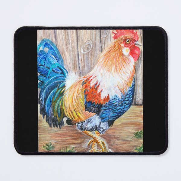 Item preview, Cock a hoot, cockerel Painted in water colour designed and sold by OilPaintsHatts.