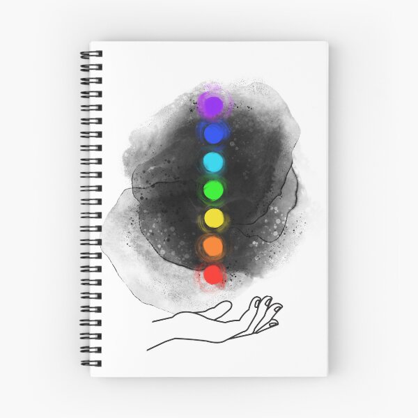 Item preview, Hand of Alignment Black (Chakras)  designed and sold by MindedInc.