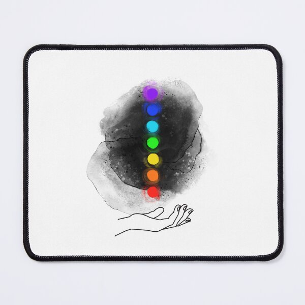 Item preview, Hand of Alignment Black (Chakras)  designed and sold by MindedInc.