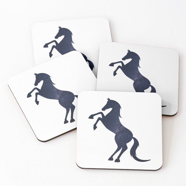 Item preview, Glowing Milky Way On Dark Sky Horse | Colorful Horse designed and sold by BopleDesigns.
