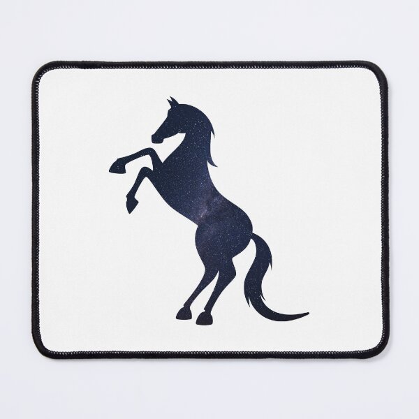 Item preview, Glowing Milky Way On Dark Sky Horse | Colorful Horse designed and sold by BopleDesigns.