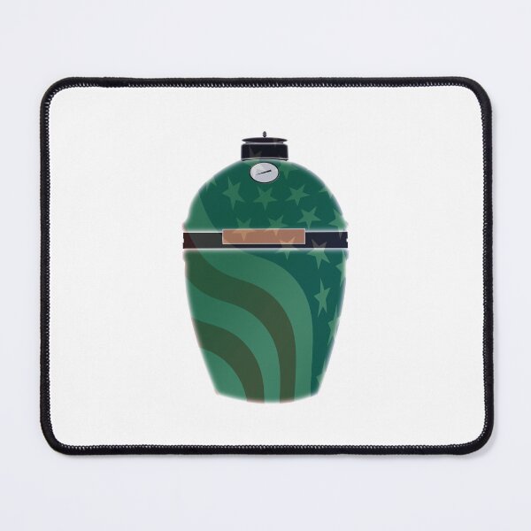 Item preview, Big Green Egg with US Flag Overlay designed and sold by Mackabee.
