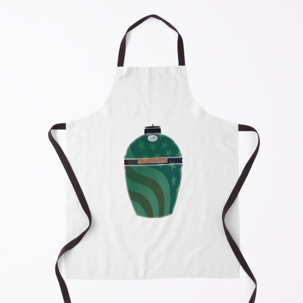 Item preview, Big Green Egg with US Flag Overlay designed and sold by Mackabee.
