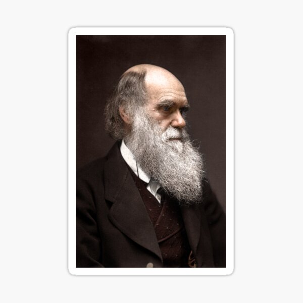 Charles Darwin Sticker