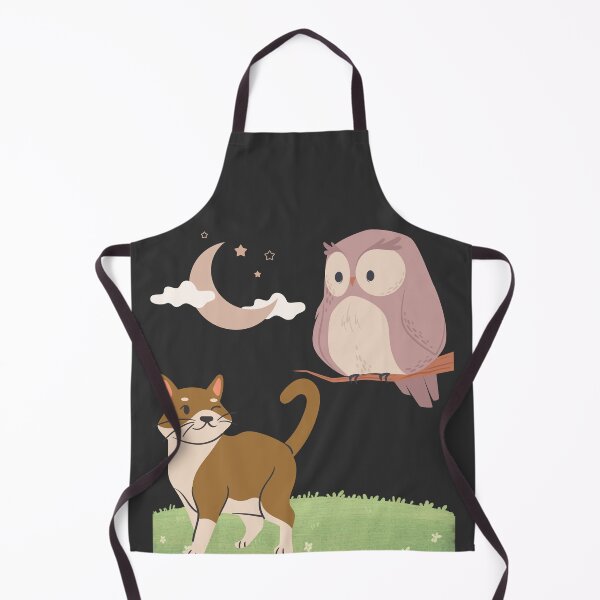 Item preview, a cat and an owl designed and sold by GeminiDaydreamer.