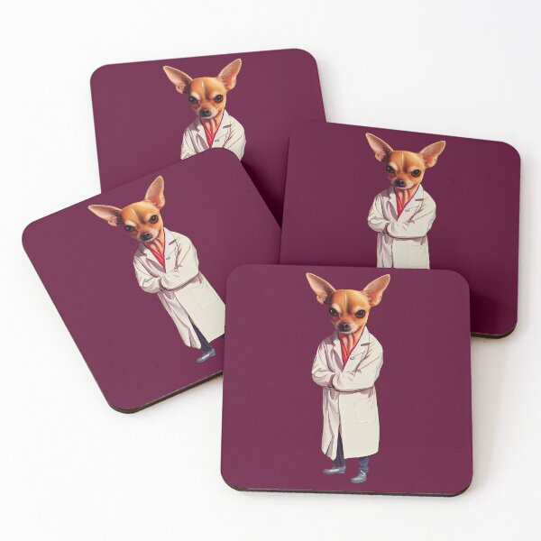 Item preview, Chihuahua en bata de laboratorio designed and sold by Definitelycole.
