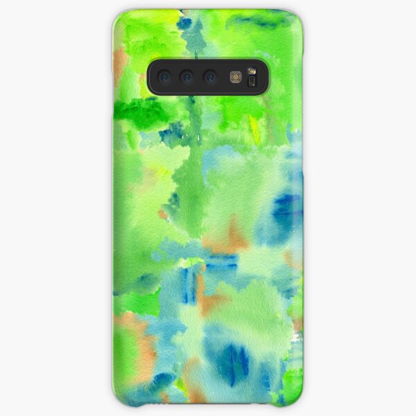 In the Forest in Spring Abstract Watercolor Collage Samsung Galaxy Snap Case