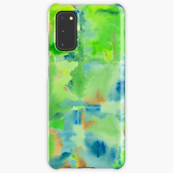 In the Forest in Spring Abstract Watercolor Collage Samsung Galaxy Snap Case