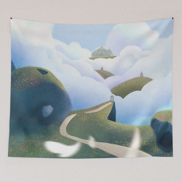 Item preview, Sky castle green field in Daylight prairie (feather version) - Sky Children of the Light  designed and sold by NailBroken.