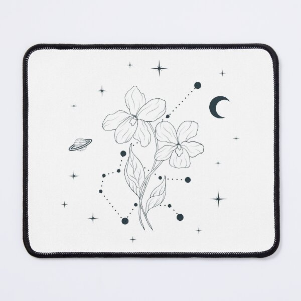 Item preview, February Violet Birth Flower Constellations designed and sold by OmniRoseArt.