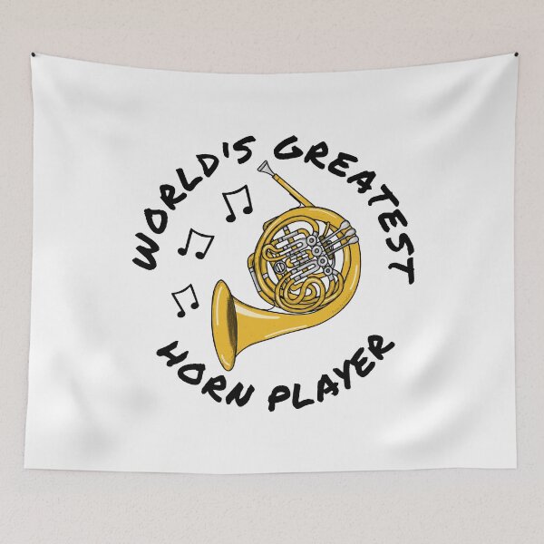 Item preview, World's Greatest Horn Player French Horn Brass Musician designed and sold by doodlerob.
