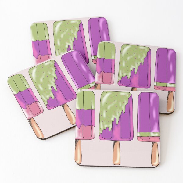 Item preview, Art table print with tasty ice cream  designed and sold by Lucia85.
